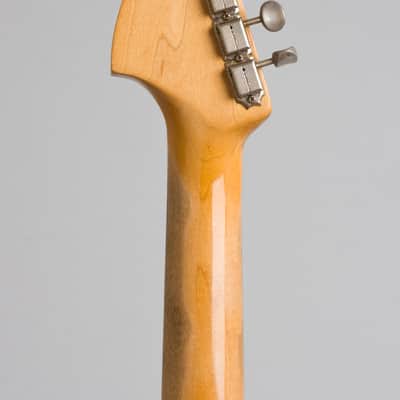 Fender  Jazzmaster Solid Body Electric Guitar (1960), ser. #54866, original brown tolex hard shell case. image 6