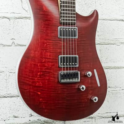 Relish Jane Hollowbody Electric Guitar - Bordeaux Flamed Maple image 2