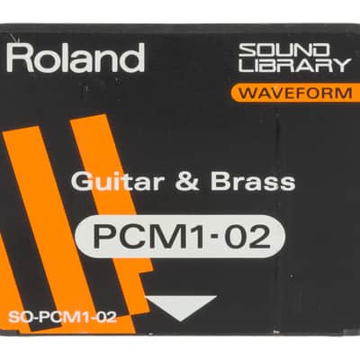 Roland PCM1-02 Guitar & Brass Sound LIbrary Card [USED]