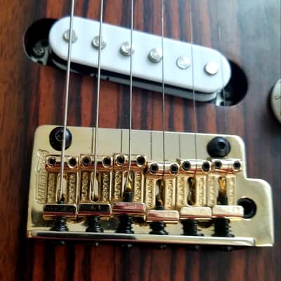 SJ Custom Guitars  Stratocaster semihollow all rosewood, Wilkinson tremolo, gotoh tuners image 5
