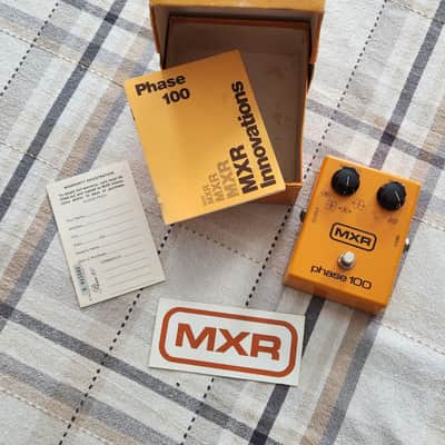 Vintage 1975-1976 MXR Phase 100 pedal Block Logo image 1