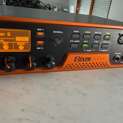 Avid Eleven Rack Guitar Multi-Effects Processor and Pro Tools Interface 2010 - 2017 - Orange image 4