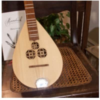 Roosebeck DMWR | Wildwood Dulcimer Rosewood with 3 Round Openings, Flat Pegbox. New with Full Warranty! image 8