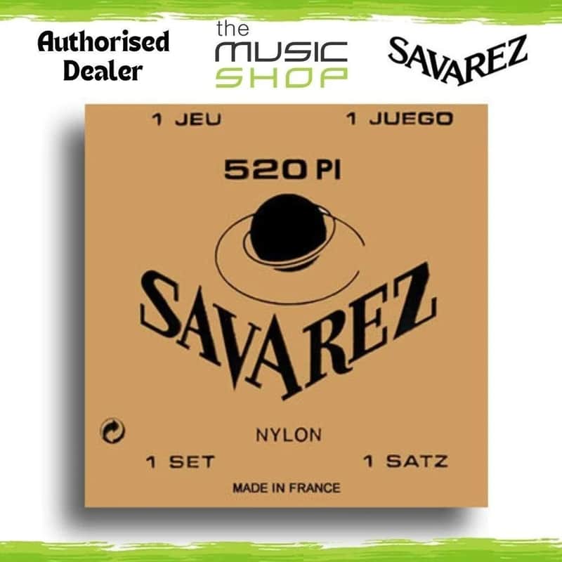 Savarez Traditional High Tension Wound E, B & G Classical Guitar Strings - 520P1 image 1