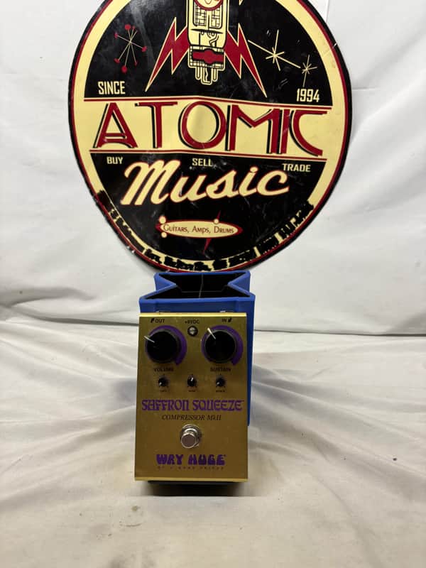 Way Huge WHE103 Saffron Squeeze MkII v2 Compressor Pedal | Reverb