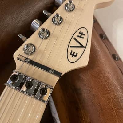 EVH Striped Series Red with Black Stripes image 7