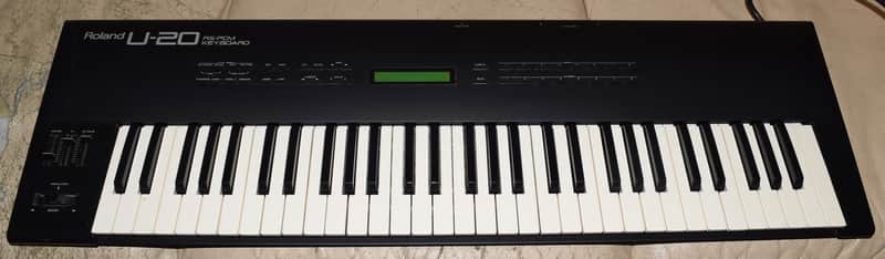Roland U-20 61-Key RS-PCM Synthesizer 1989 - 1992 - Black