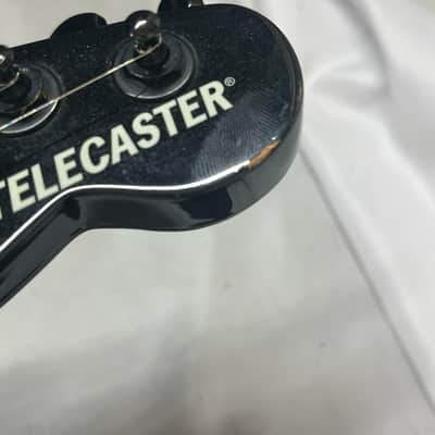 Squier Double Fat Telecaster tele Deluxe 2002 Electric Guitar - Black Metallic image 23