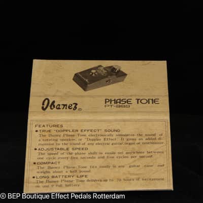 Ibanez PT-999 Phase Tone 1978 Script Logo image 12
