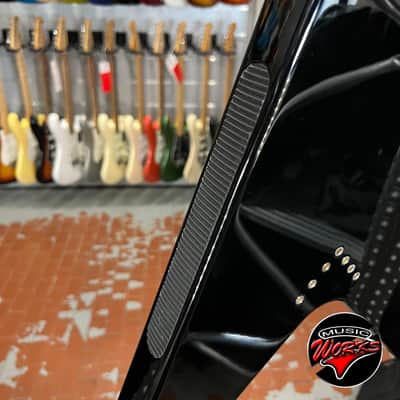 Epiphone   Korina Flying V 7 Corde Black + Invader + Gibson Wiring image 9