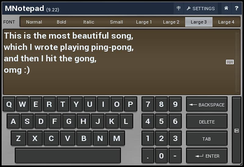 MNotepad image 1