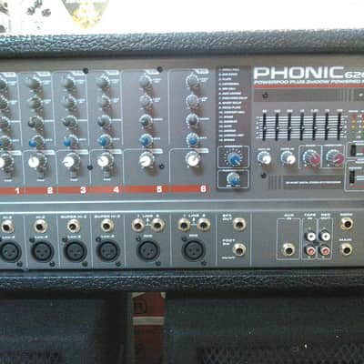 Phonic 620 Plus Powerpod Plus 2x100w Powered Mixer 6 Channel image 2