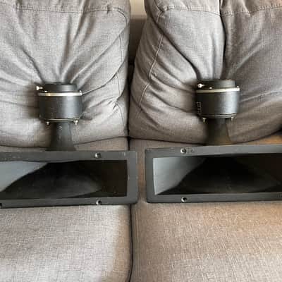Altec Lansing 32A Horns and 808-8A Compression Drivers Mid 1960’s- Black image 1