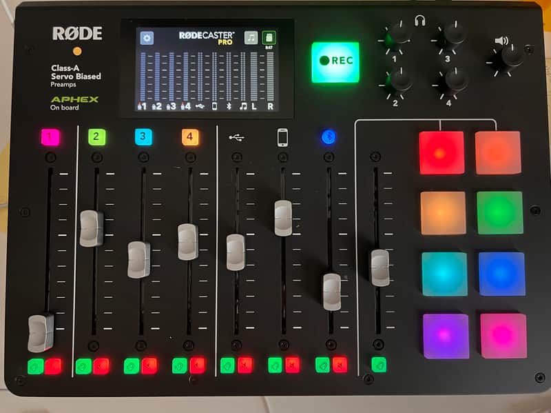 RODE RODECaster Pro Integrated Podcast Production Studio 2018 - Present - Black imagen 1