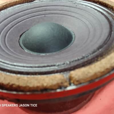 6.5" ALNICO SPEAKER FOUR OHMS 4 OHMS FENDER CHAMP UPGRADE HUGE 3 BRASS BOLT ALNICO CAN MOTOR LARGE VOICE COIL PMR SPEAKER image 7