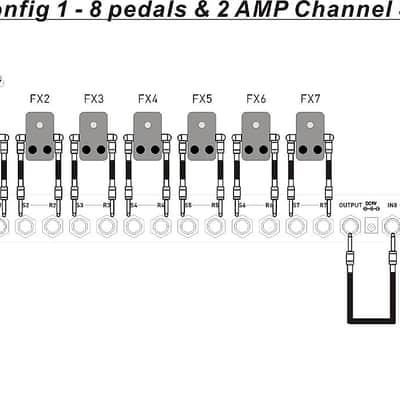 MOEN GEC8 Jr-Vers-3 Pedal Switcher Commander Guitar Effect Routing System Looper AMP Switching image 3