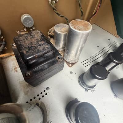 Rauland The Borg Model 1932 Tube Preamp Mixer Transformers Amplifier vintage image 8