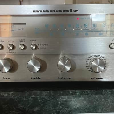 Marantz MR220 Stereo Receiver - Silver with Wood Case image 6