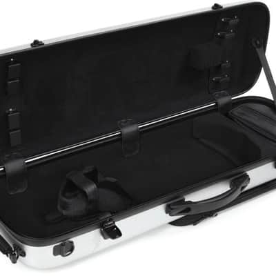 Howard Core CC450 Oblong Scratch-resistant Violin Case - Silver 4/4 Size image 2
