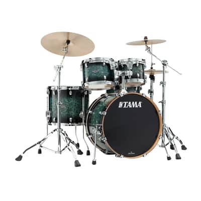 Tama Starclassic Performer 4-Pc Shell Pack w/22" Kick - Molten Steel Blue Burst image 1