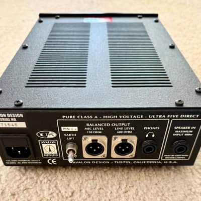 Avalon U5 Anniversary Edition Direct Box / Instrument Preamp 2010s - Black image 2