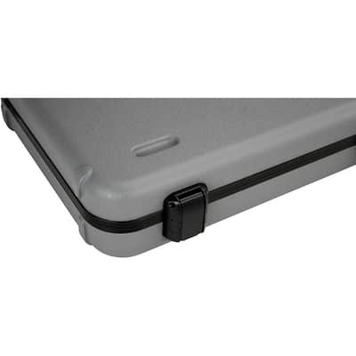 Fender Deluxe Molded Strat/Tele Case - Regular Inca Silver Lake Placid Blue image 4