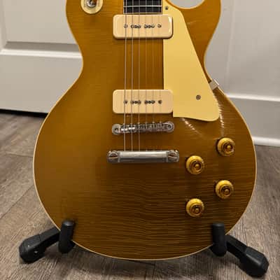 Gibson Custom Shop Wildwood Spec Murphy Lab 1956 Les Paul Goldtop Reissue Light Aged image 3