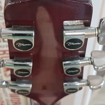 Takamine EP325SRCA 1992 - Candy Apple Red image 10