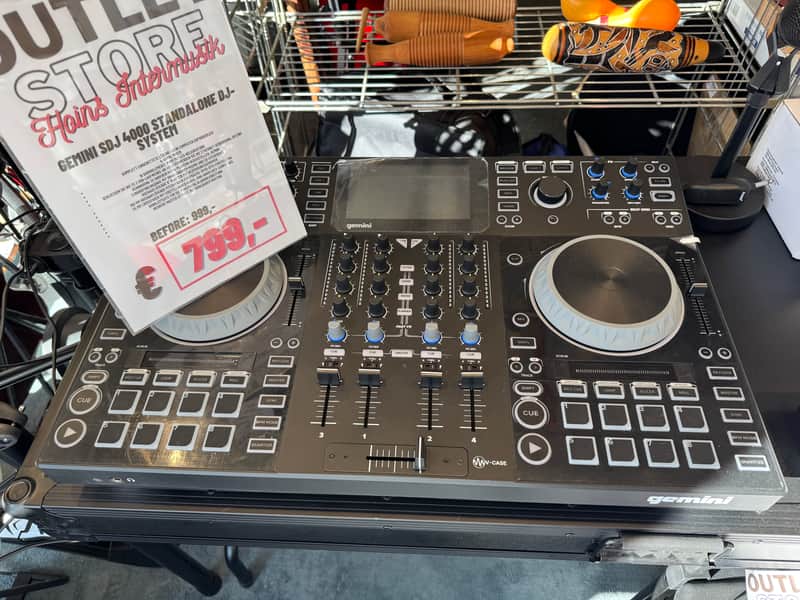Gemini SDJ-4000 Standalone DJ System – 4 Kanal + 7” Display image 1