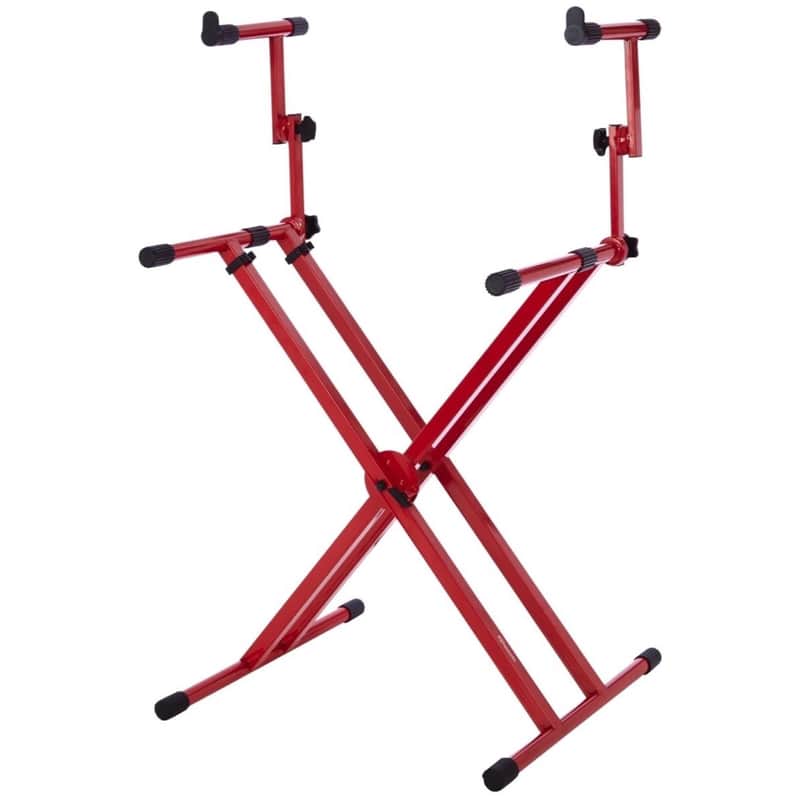 Gator GFW-KEY-5100X Frameworks Deluxe X-Style 2-Tier Keyboard Stand image 2