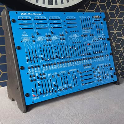 Behringer 2600 Blue Marvin Gray Meanie - Black Valchromat Dual Angle Stand from Synths And Wood image 3