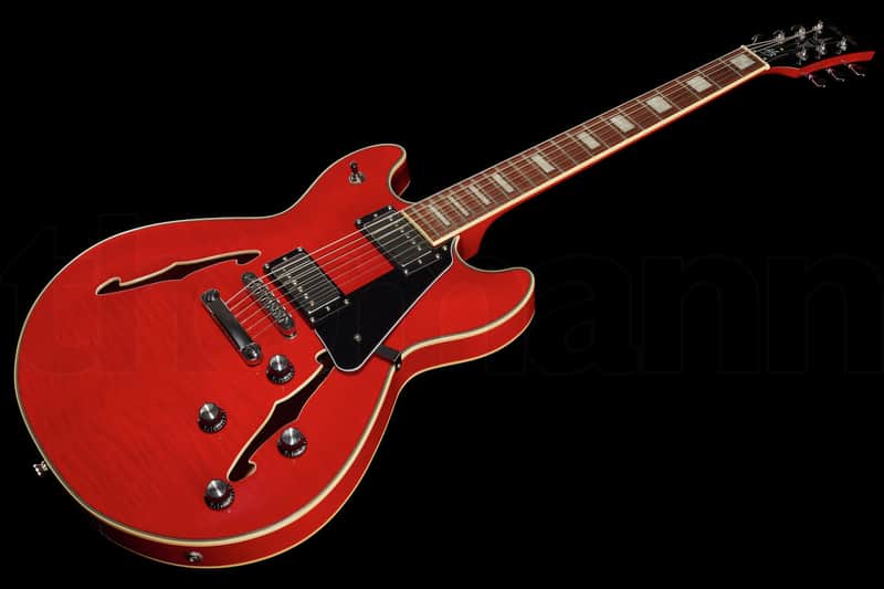 A Harley Benton HB-35 Plus
