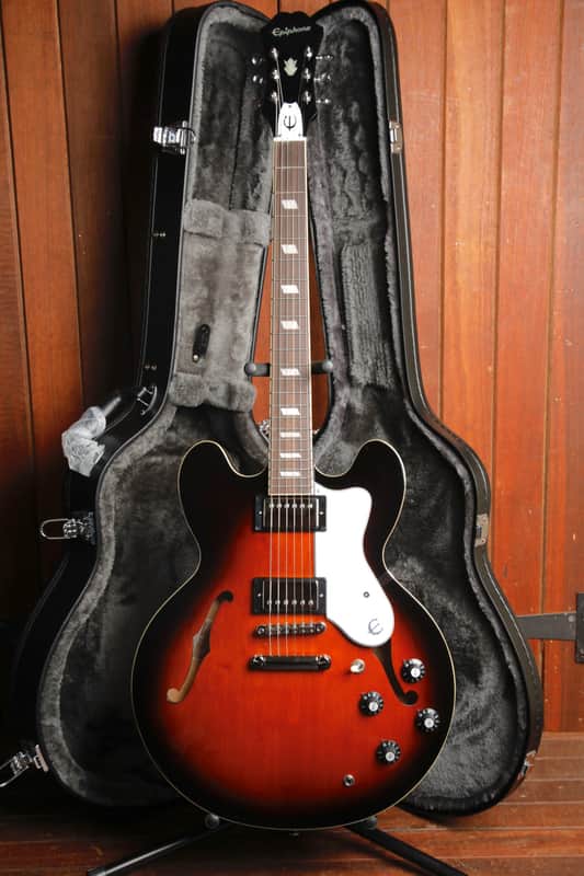 Epiphone Bonehead Riviera Dark Tobacco Burst Semi-Hollow Electric