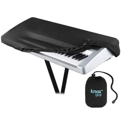 Knox Gear 88-Key Keyboard Stretchy Spandex Dust Cover (Black) image 3