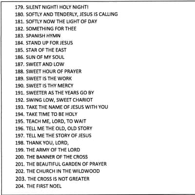 Massive Hymns, Gospel, Sacred Accordion Sheet Music DVD WITH 436 Selections image 9