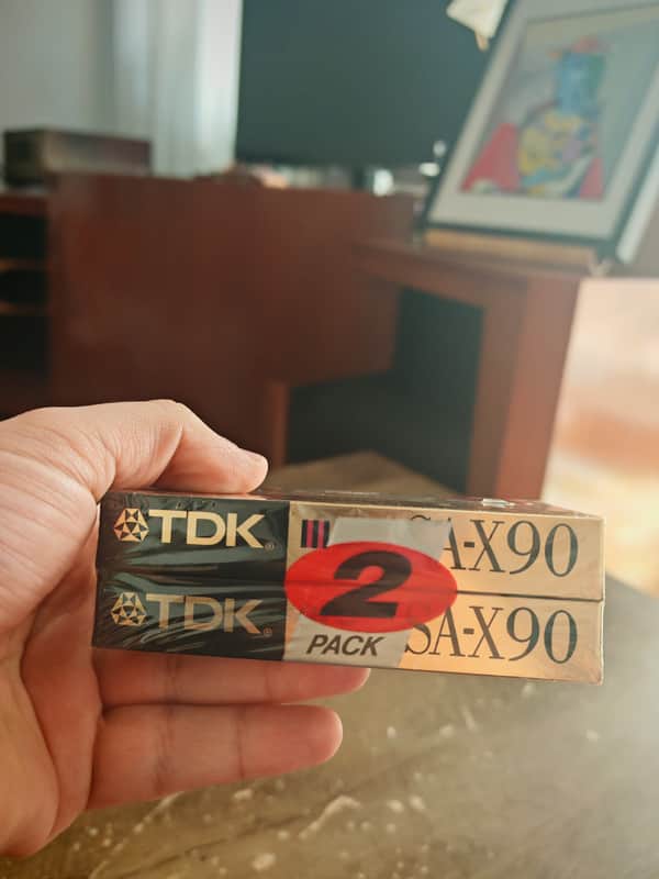 TDK SA-X 90 (Type II) manufactured in Japan (2 Units pack New) image 1