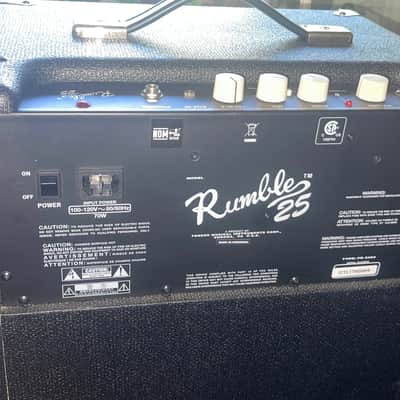 Fender Rumble 25 V3 25-Watt 1x8" Bass Combo Amp image 2