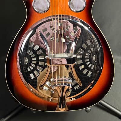 Gold Tone PBR Paul Beard Signature Round Neck Resonator Guitar Tobacco Sunburst w/ Case image 1