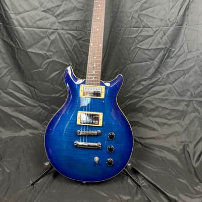 Hamer Blue Burst Double Cut - Blue Burst image 2