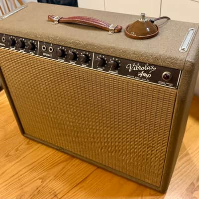 Fender 6G11 Vibrolux 1963 Brownface Guitar Combo Amplifier image 13