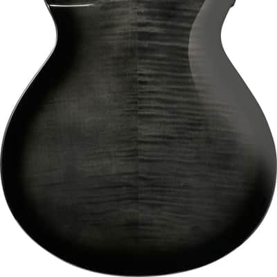 Ibanez AEWC400 Acoustic Electric Guitar - Transparent Black Sunburst High Gloss (AEWC400TKS) image 6