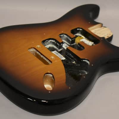 2021 Fender American Ultra Stratocaster Body 2-Tone Sunburst image 5