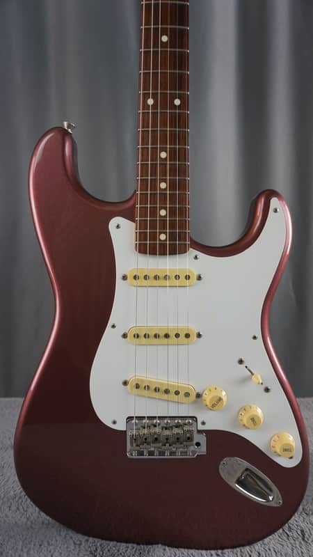 Fender ST62-80TX 04-05 - Burgundy Mist Japan - Matching Headstock image 1