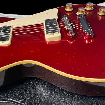 NEW! Gibson Custom Shop Limited Edition 1976 Les Paul Deluxe Reissue VOS Red Sparkle - 9.2lbs - G07565 image 10