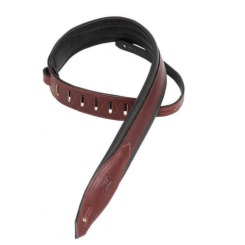 Levy's Carving Leather Guitar Strap image 1