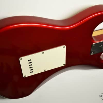 Squier by Fender  Standard Fat Stratocaster 2008 Candy Apple Red image 7
