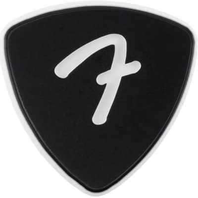Genuine Fender F-Grip 3-Ply Guitar Picks - 346 Shape - Black - 3 PACK image 1