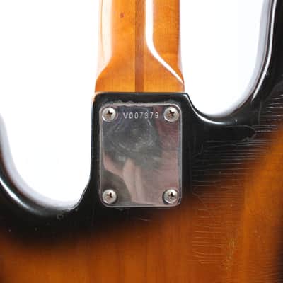1983 Fender Precision Bass American Vintage '57 Reissue sunburst Fullerton image 11