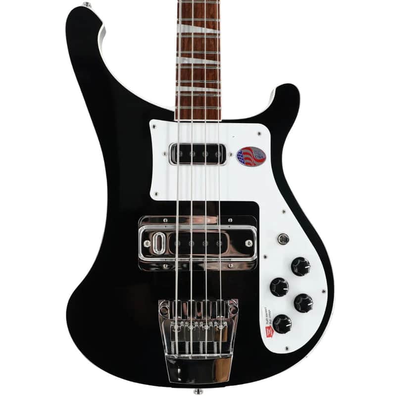 Rickenbacker Model 4003 Bass Guitar - Jetglo (Gloss Black) image 1