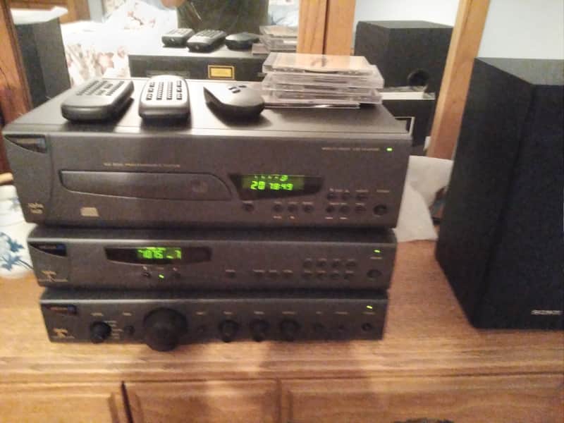 Arcam Alpha 8R Amp, Tuner and CD 2000s Black | Reverb